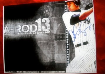 Alex Rodriguez New York Yankees Signed / Autographed 8x10 Photo