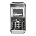 Nokia E71 Smartphone (UMTS, EDGE, WLAN, Bluetooth, A-GPS, Nokia Maps 2.0, 3,2 MP, Symbian OS 9.2, Ovi Karten) grey steel