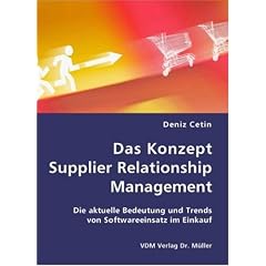 Das Konzept Supplier Relationship Management: Die aktuelle Bedeutung und Trends von Softwareeinsatz im Einkauf