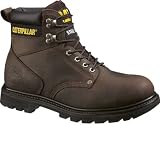 Caterpillar Men's Second Shift Dark Brown Steel Toe Boot # P89586 at Caterpillar