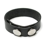 KinkLab 3 Snap Cock Ring, Leather