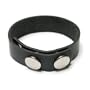 KinkLab 3 Snap Cock Ring, Leather