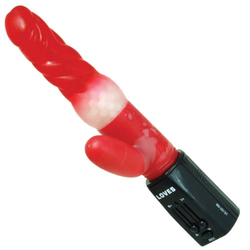Tantrica Phthalate Free Red Punk Rock Rabbit Vibrator