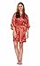 Satin kimono bridesmaids robe