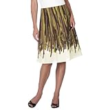 Merona  Pleated Skirt - Feather Print