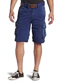 Jet Lag Men's Cargo Leather Trim Short