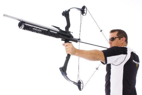 Bow mount Paintball Airow Gun� and Razor Edge Bow Combo
