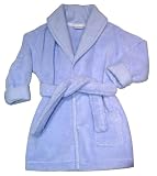 Boy Soft Blue Micro Cotton with stripe Shawl Bath Robes