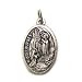 Our Lady of Lourdes Medal - Silvertone 100 Pack