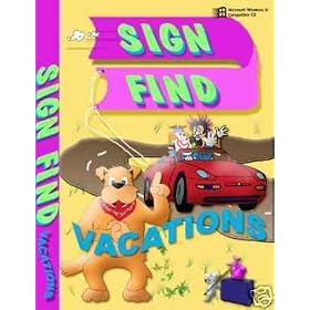 Sign Find - Vacations ASL American Sign Language for Windows Only