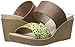 Crocs Women's Leigh II 2 Strap Graphic Wedge Sandal