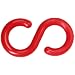 Accuform Signs PRC242RD Blockade Polyethylene Plastic S-Hook, Red