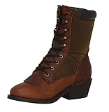 Outback Trading Co. Sylvania Boot Ladies Brown Oilskin Leather Kiltie 7.5