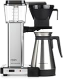 Moccamaster KBGT 10-Cup Coffee Brewer with Thermal Carafe, Polished Silver