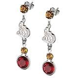NHL Ottawa Senators Crystal Logo Earrings
