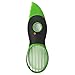 Deity 3-in-1 Avocado Slicer,Peeler,Skinner, Pitter and Scooper - Fruit Divider, Split & Pit & Slice, Green