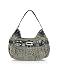 Guess Punk Belle - Signature Fabric Studded Hobo Bag Black