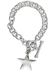 Sterling Silver Heavy Oval Rolo Link w/ Star Tag Bracelets and Necklaces , sizes 7, 8 & 18 inch