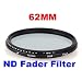 Neewer 62mm ND Fader Neutral Density Adjustable Variable Filter (ND2 to ND400)