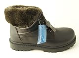 Ladies Brown Leather Northwest Territory Manitoba Fur Snow Walking Ski Boots Size 5 Ladies Brown Leather Northwest Territory Manitoba Fur Snow Walking Ski Boots Size 5