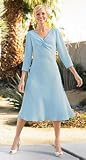 FLUID TWIST-FRONT DRESS