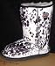 Betty Lu's Women Sheepskin Python Print Boot Size 8 Short Like Ugg Boots