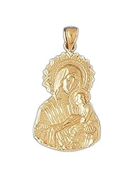 CleverEves 14k Gold Pendant Religious 5.5 - Gram(s)