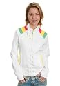 Bench Damen Jacke RAINBOW JACKET, white