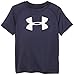 Under Armour Little Boys' Big Logo Short Sleeve Tee, Midnight Navy, 5