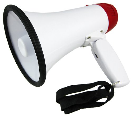 15 Watt PA Megaphone Bullhorn Bull Horn