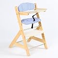 Babyhochstuhl Kinderhochstuhl dunkelblau-wei�