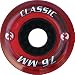 Kryptonics Classic 80a 76mm Clear Red Longboard Wheels (Set of 4)