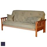 Eastbrook Full Futon with Color: Navy