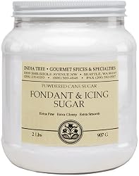 India Tree Fondant & Icing Sugar, 2-Pound Jars (Pack of 2)