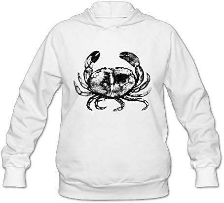 Crab Shop668 Lady Hooded Sweatshirt T Shirt Pre-cotton Cheap