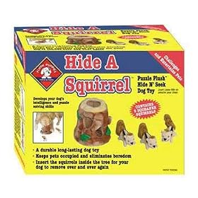 Kyjen Hide-A-Squirrel Puzzle Toy for Dogs