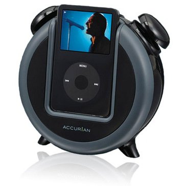 Accurian Docking Alarm Clock and speaker system