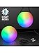 LED Poi - Light up Rave Toy - 6 Modes - Set of 2