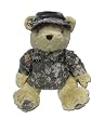 Stuffed 18" plush teddy bear in personalized custom embroidered U.S. Army Combat Military Uniform-ACU