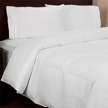 300TC Cotton White Down Comforter  Twin