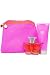 Love by Anna Sui by Anna Sui Set-Eau de Toilette Spray 30ml Body Lotion 100ml & Pouch