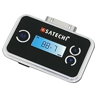Satechi iPod Touch G1,G2,G3,G4, iPod Classic, iPod Nano G3, G4, G5 FM transmitter with LCD Display