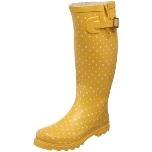 Beautiful Women's Rain Boots:Chooka Women's Posh Dots Rain Boot,Yellow,10 M US