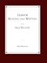 Hebrew Reading and Writing Self Taught