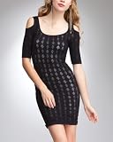 Cold Shoulder Dress Lace Dress