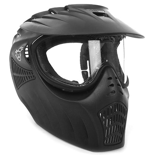 Extreme Rage XRay Premier - Single Lens Single Paintball Goggles - Black