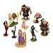 Disney, Tangled Rapunzel Deluxe Play scene figurine set including Rapunzel, Flynn Rider and her chameleon sidekick, Pascal._s-1