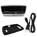 3 Pieces Value Combo of Blackberry Charging Pod + Micro USB Data Cable + Black Silicone Skin Case for Blackberry 9500 9530 Storm Thunder