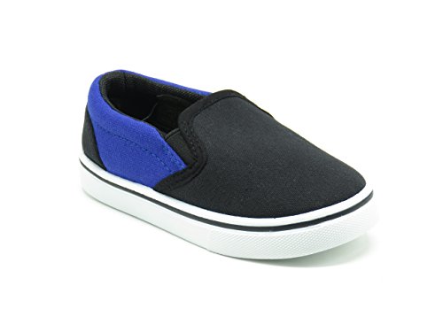 EASY21 Infant Baby Toddler Boys Slip-On Canvas Casual Sneaker Shoes