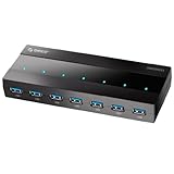 ORICO H727RK-U3-BK 7 Port USB3.0 HUB with Premium 12V/2.5A Power Adapter (Black)